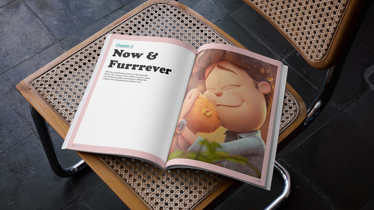 A look inside the editorial spread