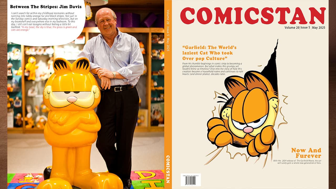 Spring issue celebrating Jim Davis and Garfield’s cultural impact - a must-read in Volume 20, Issue 5