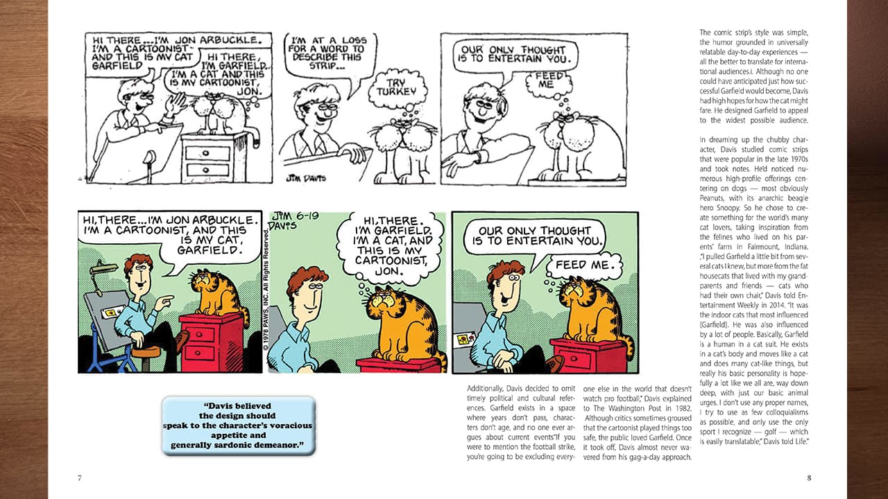 Spread with image mosaics in color and black & white