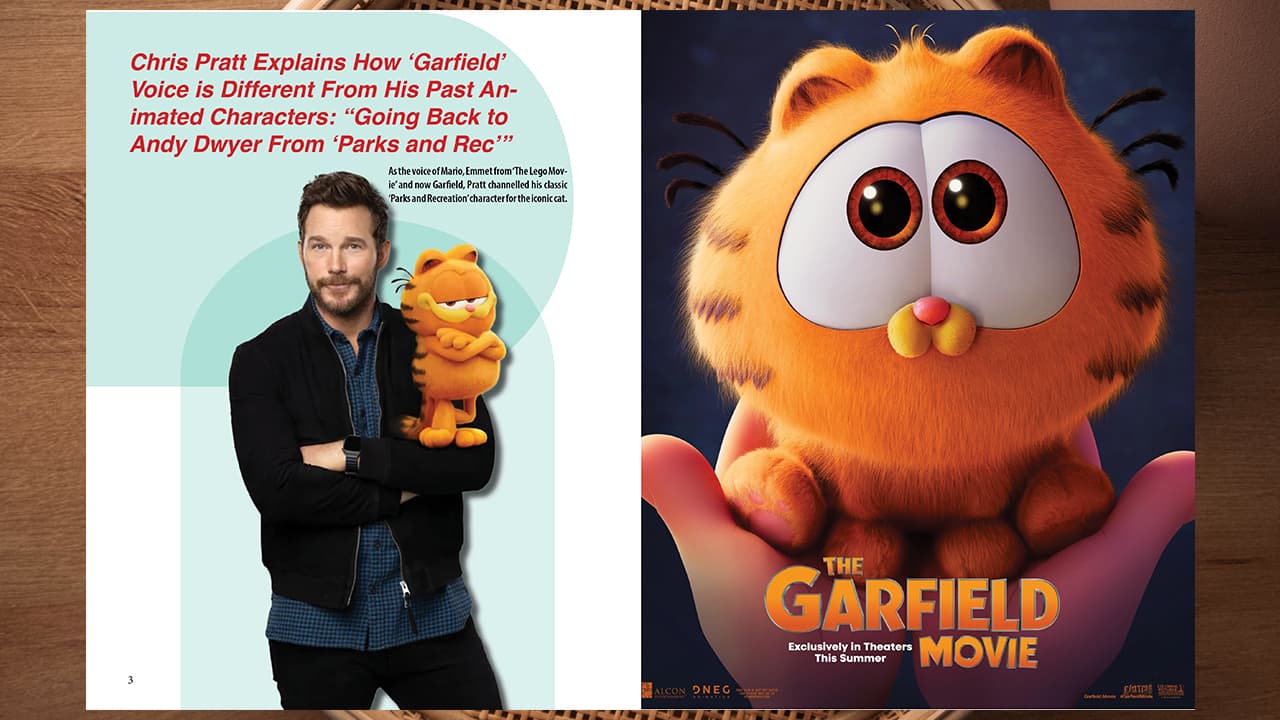 Closing spread featuring comedian profiles