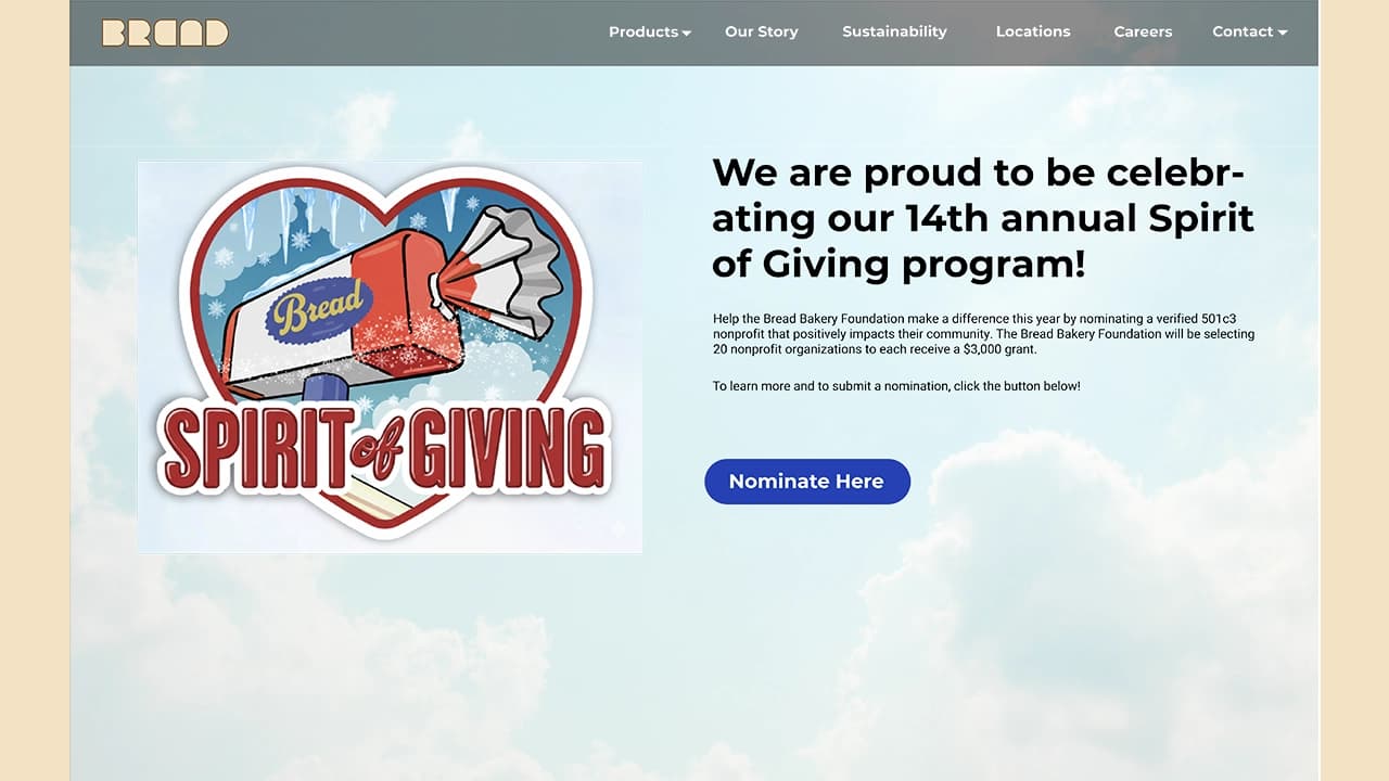 Section on the home page highlighting the affiliated community programs