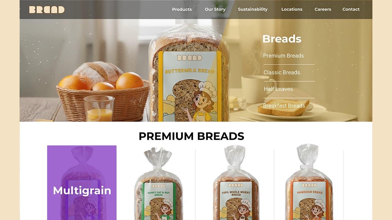 Product details page design